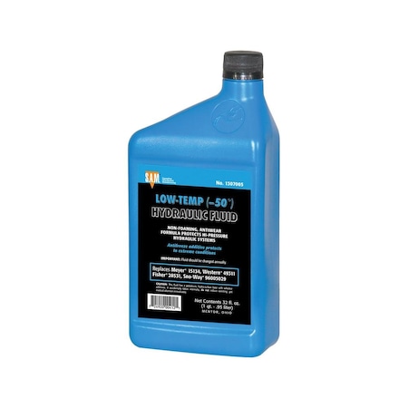 Aftermarket LOW TEMPERATURE BLUE HYDRAULIC FLUID FOUR 1 GALLON BOTTLES 1307014